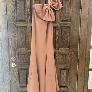 Revelry Faye Crepe Dress, size 4, dessert rose dress
